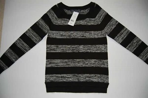 French Connection Women's Mega Marl Striped Knit Sweater, Size XS, NWT $108 - Bild 1 von 6