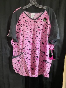Scrubstar Seasonal Print Hearts - Picture 1 of 1