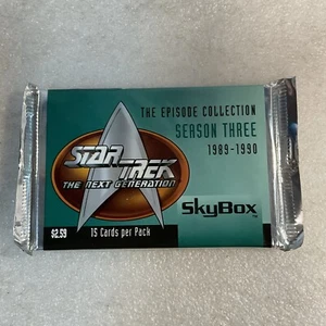 Star Trek The Next Generation Season Three ungeöffnet 15 Karten Pack - Bild 1 von 6
