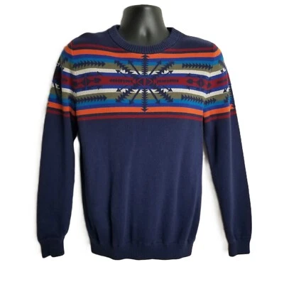 Mossimo Supply Co Aztec Geometric Crew Neck Sweater Size M Vintage Southwestern - Image 1 of 4