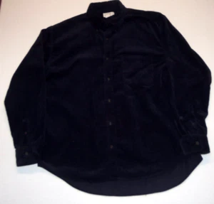 Vintage J Crew Herren Größe Medium blau Feincord klassische Passform Knopfleiste - Bild 1 von 11