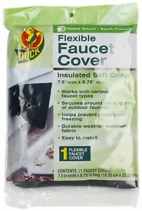 Duck Brand Insulated Soft Flexible Faucet Cover Easy To Install 7.5in X 8.75in - Picture 1 of 6