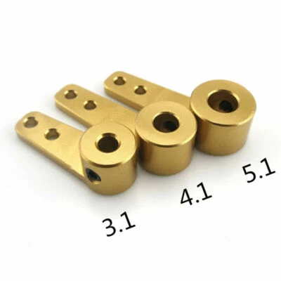 1PC brass servo horn 3.1mm /4.1mm /5.1mm for servo Rc Boat Car airplane #1300 - Image 1 of 4
