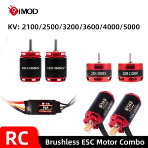 Combo ESC de motor 30A sin escobillas 9IMOD RC para coche sobre orugas RC 1/18 SCX24 TRX4M - Imagen 1 de 36