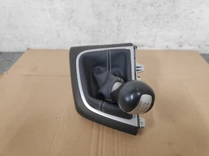 HONDA CIVIC MK9 GEAR KNOB + GAITER 6 SPEED MANUAL 2012-17 WHITE STITCH SEE IMAGE - Picture 1 of 6