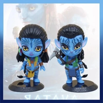 Avatar Figurine Neytiri et jake sully 11cm  lot 2 pièces sans boîte originale  - Photo 1/4