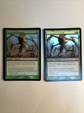 2x Betrayers of Kamigawa unchecked growth Foil EX Magic the Gathering MTG