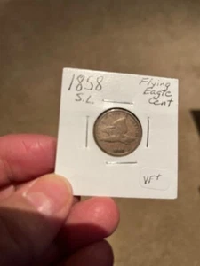 1858 Philadelphia Mint Copper-Nickel Flying Eagle Cent with Small Letters - Picture 1 of 6