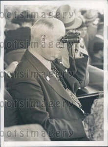 1938 Postmaster General James Farley at Hialeah Park Horse Race Press Photo - Picture 1 of 2