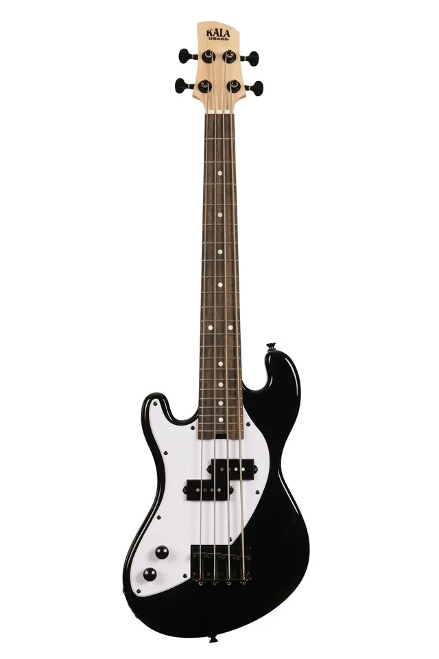 Kala Solid Body Left-Handed 4-String Electric U-BASS Jet Black