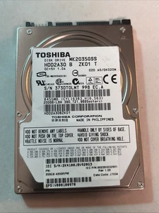 Toshiba 200GB MK2035GSS SATA 2.5” HDD Laptop Hard Drive @HDD3 - Picture 1 of 2