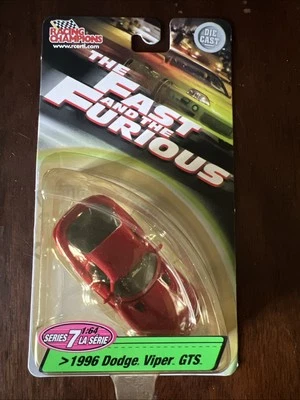 Racing Champions Fast & Furious 1996 Dodge Viper GTS Red Series 7 - Image 1 of 2