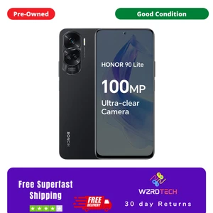 HONOR 90 Lite 5G - 256GB - Black (Unlocked) Dual SIM “Good Condition” - Picture 1 of 10
