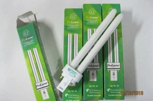 (4) 26 watt 2700K 2 pin CFL 26W-D ProLume Double Tube Compact fluorescent New - Picture 1 of 2