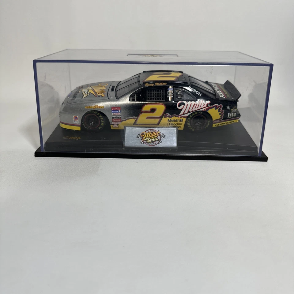 Ford Miller NASCAR 1996 1/24 Rusty Wallace #2 diecast con estuche Foto 1 de 4