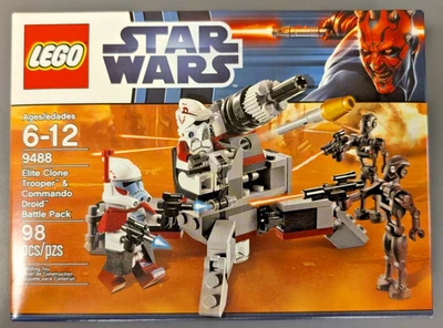 LEGO Star Wars (9488) Elite Clone Trooper Commando Droid Battle Pack Sellado NUEVO Foto 1 de 2