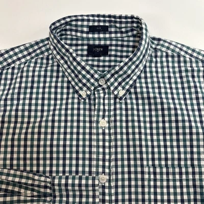 J.Crew men’s XLT Slim  Casual button-down Shirt  Office Preppy Business Blue - Image 1 of 4