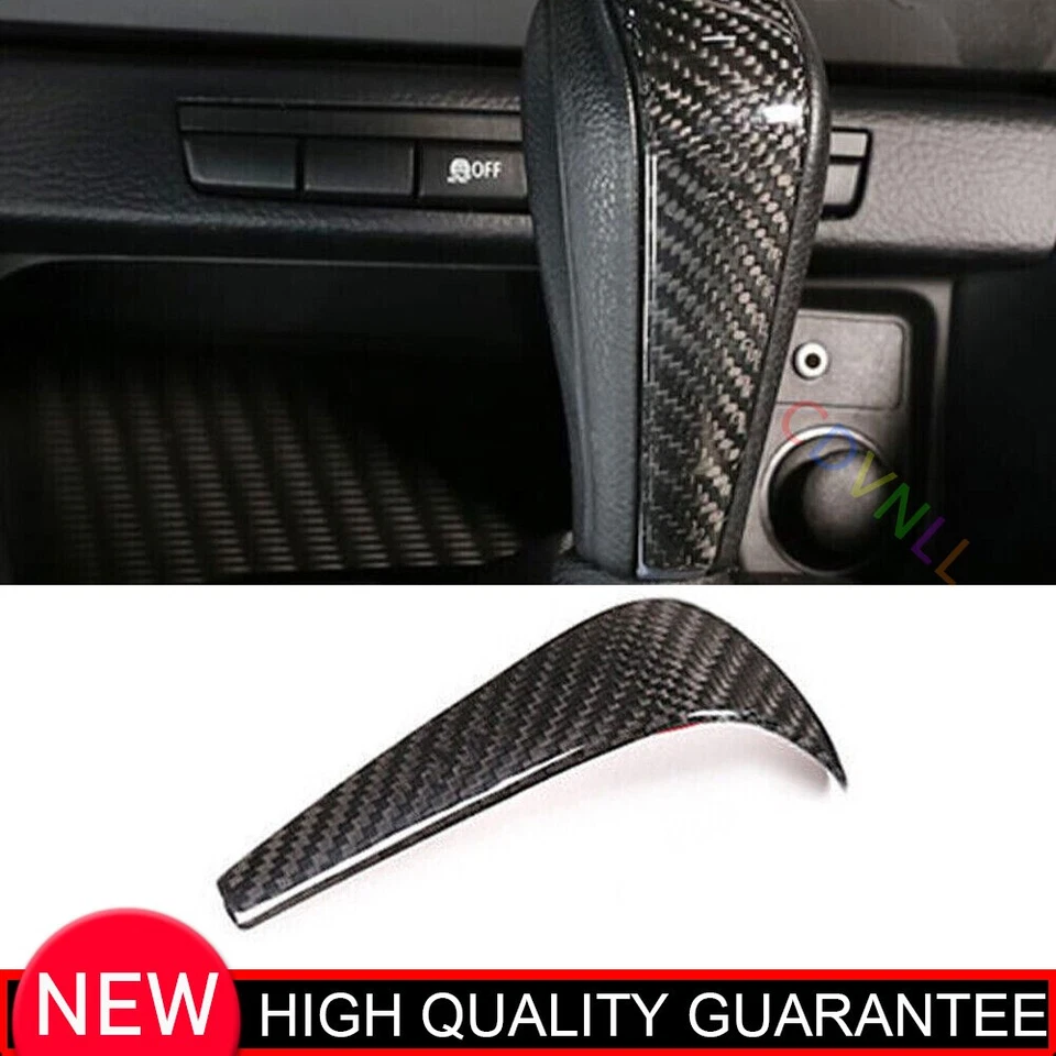 Para BMW Serie 1 E81 07-11 Fibra de Carbono Seca Consola Media Cambio de Marchas Borde Foto 1 de 4