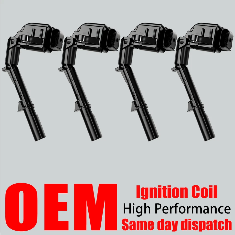 Bobina de encendido OEM de 4 piezas para Mercedes-Benz B250 E300 C300 GLA250 GLC300 2,0 L UF734 Foto 1 de 4