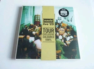 OASIS THE MASTERPLAN - LIVE 25 TOUR EDITION COLOURED VINYL LP + PRINT - NEW - Picture 1 of 6