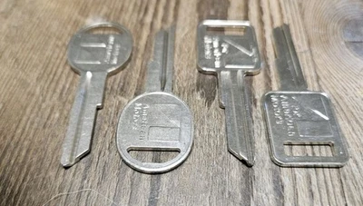 Juegos de llaves en blanco AMC llaves ovaladas y cuadradas 1972-1984 AMX Javelin Eagle Hornet Pacer  Foto 1 de 4