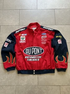 Chase Authentics NASCAR DuPont Jeff Gordon Racing Team Flame Fire Jacket Sz XXL - Picture 1 of 22