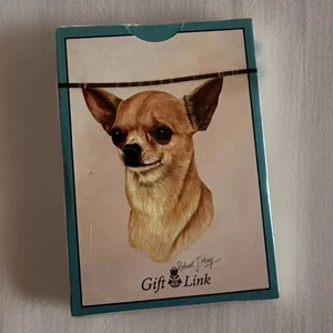 Gift Link Faithful Friends Chihuahua Playing Cards Artwork Robert J May Sealed - Picture 1 of 7