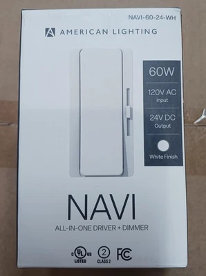 American Lighting NAVI-60-24-WH / Navi Dimmer + Driver Combo 60W 24V DC - Image 1 of 4