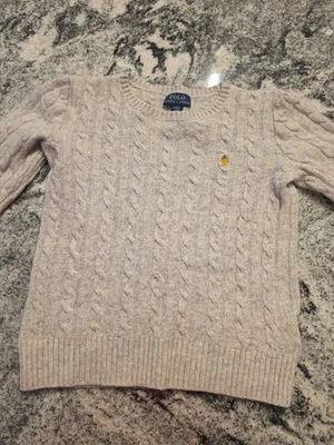  Suéter Polo Ralph Lauren Niñas Gris Talla Juvenil XL 16 Foto 1 de 4