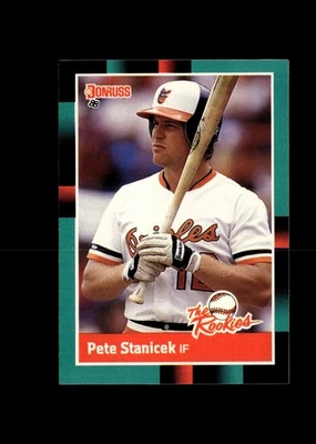 Pete Stanicek - 1988 Donruss RC Rookie Card #15 - Baltimore Orioles + Free Ship - Image 1 of 2