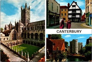 CANTERBURY England UK Mehrfachansicht Postkarte - Bild 1 von 2