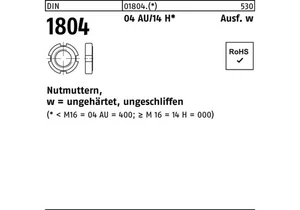 Reyher Nutmutter DIN 1804 M 24 x 1,5 Automatenstahl/14 H - Bild 1 von 1