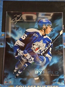 Quinton Byfield Autographed "Midnight" Picture 46/55 Limited 16x20 Sudbury... - Bild 1 von 3