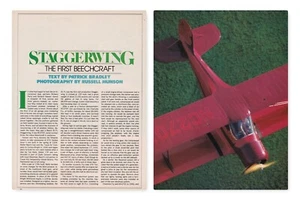 Beechcraft Model 17 Stagerwing Aircraft Report 11/30/2022s - Picture 1 of 1