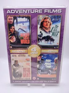 Call of the Wild/The lost World/Treasure Island/Dollar for the Dead DVD Film NEW - Picture 1 of 2
