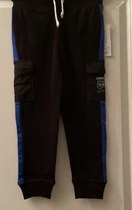 365 KIDS Garanimals Colorblock Cargo Jogger Black Soot Pants Size 5 BRAND NEW - Picture 1 of 1