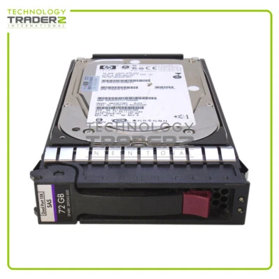 384852-B21 HP 72GB 15K SAS DP 3G 3.5" Hard Drive 481653-001 375874-011 *Pulled* - Image 1 of 2