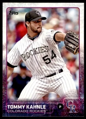2015 TOPPS RC #94 TOMMY KAHNLE COLORADO ROCKIES - Image 1 of 2