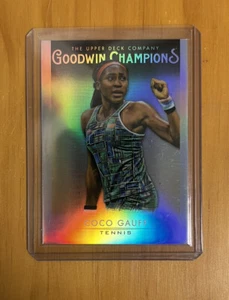 COCO GAUFF 🎾 RISING SUPERSTAR!!! ✨ROOKIE✨CARD ✨RARE✨REFRACTOR 2021 UPPER DECK - Picture 1 of 2