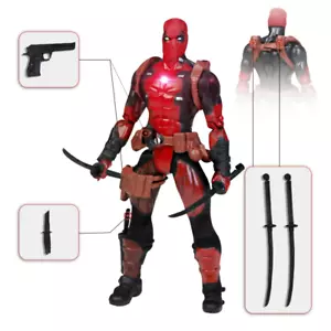 6" Marvel Avengers Deadpool Model Dolls PVC Action Figure Toy Joints Movable (D) - Picture 1 of 7
