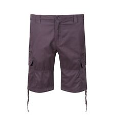 New Mens Cargo Shorts Combat Multi Pocket Work Wear Summer Casual Cotton Rich