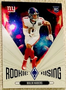2024 Panini Phoenix - Rookie Rising Malik Nabers #RR-MNS - NY Giants RC - MINT - Foto 1 di 2