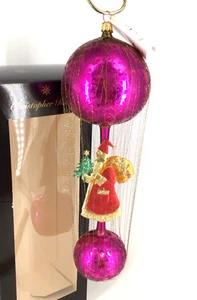 Vtg Christopher Radko ORNAMENT CHRISTMAS CLOUDHOPPERS Santa baloon 97-090-0 MIB - Picture 1 of 12
