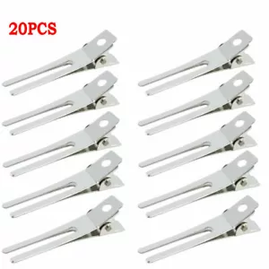 20 piezas Clips para el cabello de doble clavija salón arcos para el cabello estilo metal horquilla - Imagen 1 de 7