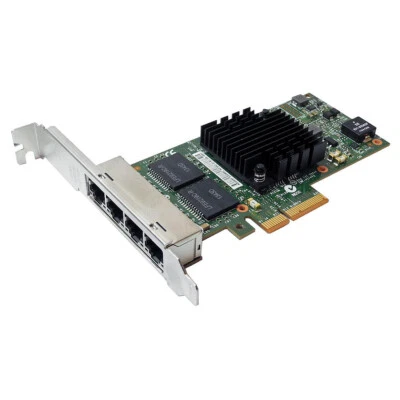 Dell Intel i350-T4 Quad-Port PCIe x4 Gigabit Server Adapter DP/N 0THGMP FP - Bild 1 von 3
