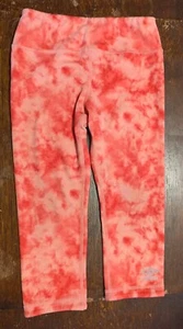 Umbro Girl's Medium 7/8 Activewear Athletic Leggings Inseam 21.5" Tie Dye Orange - Picture 1 of 6