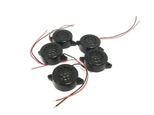 Lot of 5 New Mallory PB-2712W Sonalert Alarm, Voltage: 2-5VDC, 5W 1250 +/-200 Hz - Picture 1 of 4