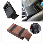 Black Car Suv Interior Center Console Box Armrest Cushion Pad With Cup Holder
