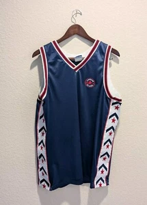 VTG 80s Converse All Star x Dr. J. Jersey Julius Erving Made In USA V-Neck - L - Picture 1 of 9