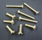 10 x 6BA x 3/4 Round Head Slotted Machine Screws Stainless Steel A2(304)